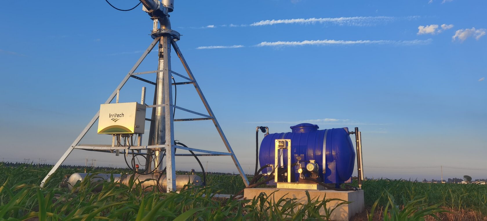 10. Круговая и буксируемая системы орошения Irritech